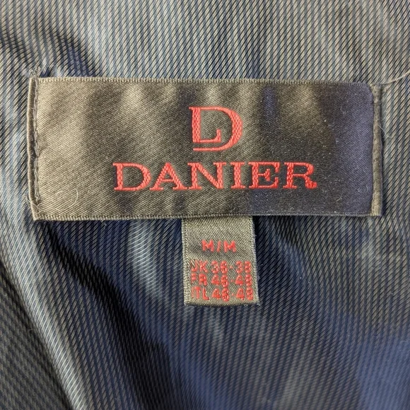 Danier Black Leather Car Coat – Tagged Men’s M – Oversized Minimalist 90s - Picture 9 of 10